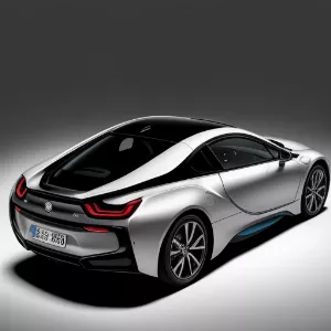 Xe BMW I8 Bạc